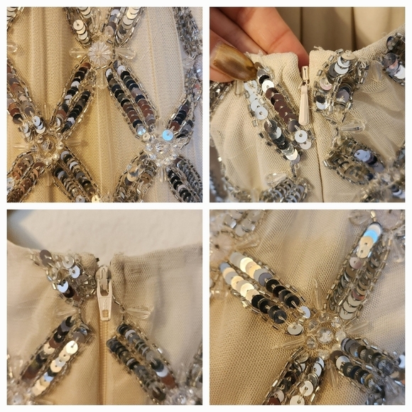 MAC DUGGAL EMBELLISHED HIGH NECK CUT OUT GOWN - Picture 15 of 17